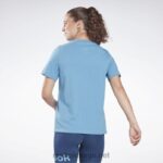 kvinner essensielt blått 2X42N797 Reebok identitet t-skjorte - Bilde 3