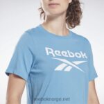 kvinner essensielt blått 2X42N797 Reebok identitet t-skjorte - Bilde 4