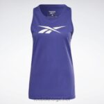 kvinner fet lilla 2X42N407 Reebok treningsnødvendige grafisk tank-topp - Bilde 6