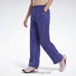 kvinner fet lilla 2X42N448 Reebok les mills vevde bukser