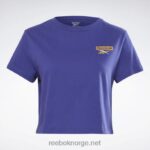 kvinner fet lilla 2X42N555 Reebok grafisk t-skjorte med nødvendig opplæring - Bilde 6