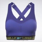 kvinner fet lilla 2X42N692 Reebok les mills puremove+ bh - Bilde 6