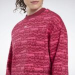 kvinner forfølge rosa 2X42N990 Reebok myt trykt langermet cover-up - Bilde 4