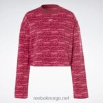 kvinner forfølge rosa 2X42N990 Reebok myt trykt langermet cover-up - Bilde 6