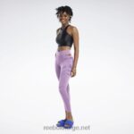 kvinner forvirret lilla 2X42N338 Reebok cardi b tights - Bilde 3