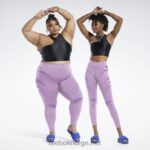 kvinner forvirret lilla 2X42N338 Reebok cardi b tights - Bilde 4