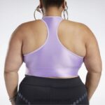 kvinner forvirret lilla 2X42N461 Reebok cardi b en-skulder crop tank topp (plus size) - Bilde 7