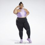 kvinner forvirret lilla 2X42N461 Reebok cardi b en-skulder crop tank topp (plus size) - Bilde 8