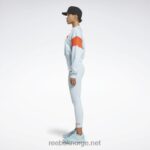 kvinner frisk blå f17-r 2X42N543 Reebok victoria beckham grafisk genser - Bilde 2