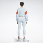 kvinner frisk blå f17-r 2X42N543 Reebok victoria beckham grafisk genser - Bilde 3