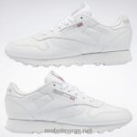 kvinner ftwr hvit/ren grå 3 2X42N64 Reebok klassiske skinnsko - Bilde 9