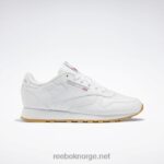 kvinner ftwr hvit/ren grå 3/reebok gummigummi-03 2X42N55 Reebok klassiske skinnsko