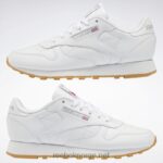 kvinner ftwr hvit/ren grå 3/reebok gummigummi-03 2X42N55 Reebok klassiske skinnsko - Bilde 3