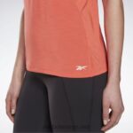 kvinner halvoransje bluss 2X42N762 Reebok activchill atletisk tank topp - Bilde 5