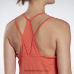 kvinner halvoransje bluss 2X42N762 Reebok activchill atletisk tank topp - Bilde 6