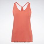 kvinner halvoransje bluss 2X42N762 Reebok activchill atletisk tank topp - Bilde 7