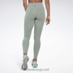 kvinner harmoni grønn 2X42N233 Reebok lux tights med høy midje - Bilde 3
