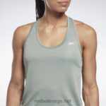 kvinner harmoni grønn 2X42N406 Reebok treningsklar tanktop med mesh-rygg - Bilde 4