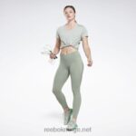 kvinner harmoni grønn 2X42N471 Reebok lux leggings - Bilde 2