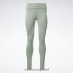 kvinner harmoni grønn 2X42N471 Reebok lux leggings - Bilde 6