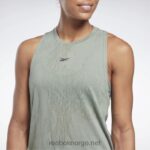 kvinner harmoni grønn 2X42N535 Reebok utbrent tanktopp - Bilde 4