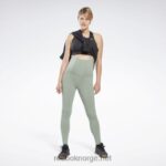kvinner harmoni grønn 2X42N907 Reebok lux gravidleggings - Bilde 2