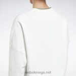 kvinner hvit 2X42N516 Reebok identitet fleece crew sweatshirt - Bilde 5
