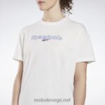 kvinner hvit 2X42N727 Reebok merke t-skjorte - Bilde 4