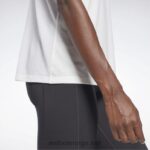 kvinner hvit 2X42N914 Reebok treningsklar supermium tanktopp med stor logo - Bilde 7
