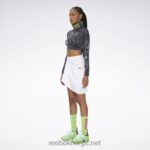 kvinner hvit 2X42N916 Reebok pyer moss drapert skjørt - Bilde 2