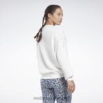kvinner hvit 2X42N972 Reebok myt crew sweatshirt - Bilde 3
