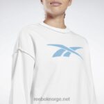kvinner hvit 2X42N972 Reebok myt crew sweatshirt - Bilde 4