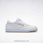 kvinner hvit/lys grå/gummi 2X42N57 Reebok club c 85 sko