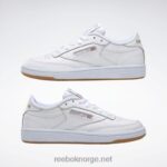 kvinner hvit/lys grå/gummi 2X42N57 Reebok club c 85 sko - Bilde 3