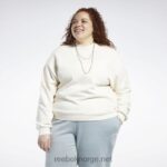 kvinner ikke-farget 2X42N904 Reebok classics natural dye sweatshirt (plus size)