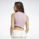 kvinner infundert syrin 2X42N560 Reebok klassiske cropped ribbet tank topp - Bilde 3