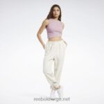 kvinner infundert syrin 2X42N560 Reebok klassiske cropped ribbet tank topp - Bilde 4