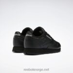 kvinner kjerne svart/ren grå 5 2X42N103 Reebok klassiske skinnsko - Bilde 4