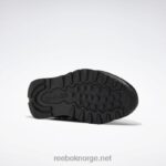 kvinner kjerne svart/ren grå 5 2X42N103 Reebok klassiske skinnsko - Bilde 5