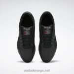 kvinner kjerne svart/ren grå 5 2X42N103 Reebok klassiske skinnsko - Bilde 6