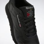 kvinner kjerne svart/ren grå 5 2X42N103 Reebok klassiske skinnsko - Bilde 7