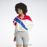 kvinner klassisk hvit 2X42N318 Reebok klassisk franchise treningsjakke - Bilde 2
