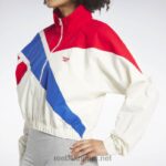 kvinner klassisk hvit 2X42N318 Reebok klassisk franchise treningsjakke - Bilde 10