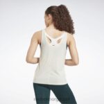 kvinner klassisk hvit 2X42N558 Reebok treningsklar supremium grafisk tank-topp - Bilde 3