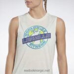 kvinner klassisk hvit 2X42N565 Reebok les mills grafisk muskel-topp - Bilde 4