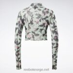 kvinner lett salvie 2X42N750 Reebok klassiske blomstrende skjorte med mesh-langermet med blomstertrykk - Bilde 8
