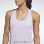 kvinner lilla oase 2X42N475 Reebok treningsklar tanktop med mesh-rygg - Bilde 4