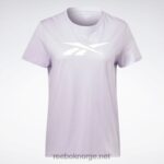 kvinner lilla oase 2X42N528 Reebok treningsnødvendige vektorgrafikk-t-skjorter - Bilde 6