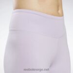 kvinner lilla oase 2X42N550 Reebok leggings med identitetslogo - Bilde 5