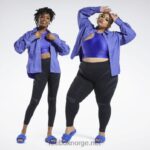 kvinner lilla stemning 2X42N361 Reebok cardi b topp (plus size) - Bilde 4